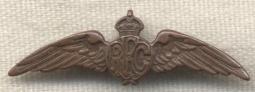 WWI Royal Flying Corps Lapel or Sweetheart Pin