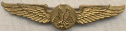 Circa 1930 American Airways Pilot Wing 2nd Issue