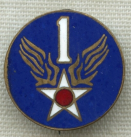Late WWII US Army Air Forces 1st Air Force Patch-Type DI