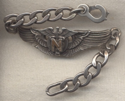 WWII USAAF Flight Nurse ID Bracelet Made from Wing