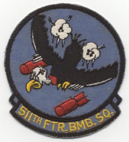 1950s US Air Force 511th Fighter Bomber Squadron Patch