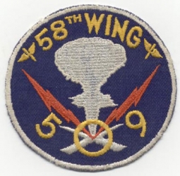 Circa 1946 USAAF 58th Wing, 509th Bomb Group Bikini Tests Patch