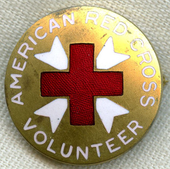 WWII vintage Nurse pin American National Red Cross, Philadelphia