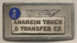 Anaheim Truck & Transfer Co. Belt Buckle