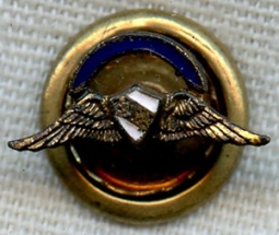 Circa 1940s Aircraft Owners And Pilots Association (AOPA) Senior Member Lapel Pin by Balfour