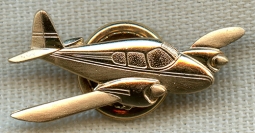 Great, Minty, 1950's Piper PA-23 Apache Aircraft Lapel Pin