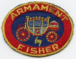 WWII War Worker Patch for Fisher Body. Builders of Tanks and All Kinds of Artillery Guns