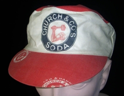 Fabulous Early 20th Century Church & Company Arm & Hammer Brand Baking Soda Printed Advertising Cap