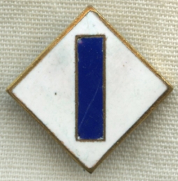 Late WWII US Army 1st Service Command Patch-Type DI
