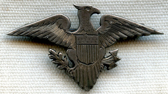 Beautiful & Unique WWI US Army Colonel "War Eagle" Rank Insignia ...