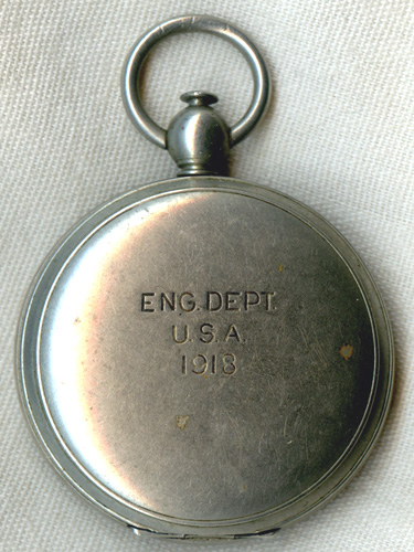 WWI US Army Engineer Pocket Compass USANITE Dated 1918 by WWI US Army Engineer Pocket Compass USANITE Dated 1918 by