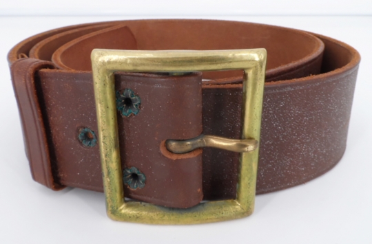 Nice Early WWII US Army Leather Garrison Belt Size 38