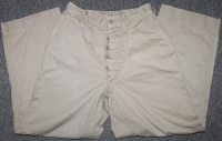 WWII United States Army Khaki Cotton Trousers Button-fly Size 30-31