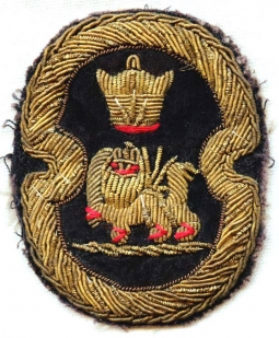 Beautiful WWII US Army Mission to Iran Bullion Shoulder Patch Locally-Made