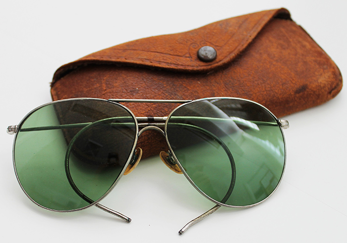 Rare Pre Early Wwii Us Air Corps Usn Aviator Sunglasses By American Optical In Original Case