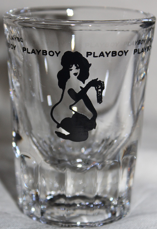 Vintage 1960's Playboy Club Glasses of FemlinDesign by Leroy Neiman 