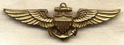 WW II USN Pilot Wing by Balfour