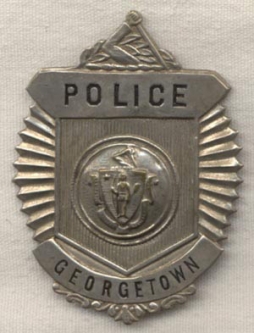 1920s-1930s Georgetown, Massachusetts Police Badge