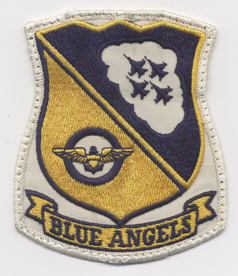 US Navy "Blue Angels" Patch on Twill