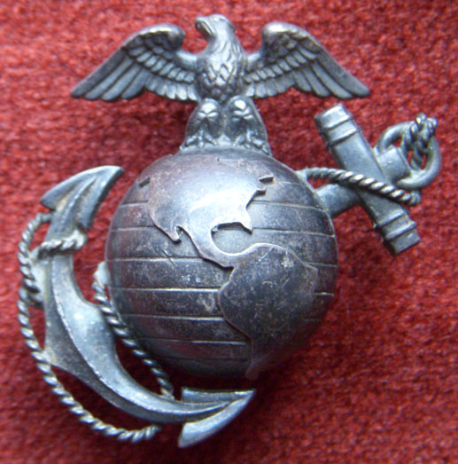 Beautiful WWII Sterling Silver US Marine Corps Officer Beautiful WWII Sterling Silver US Marine Corps Officer