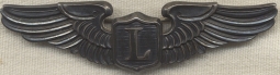 Beautiful WWII US AAF Liaison Pilot Wing by Balfour Attributed to John E. Ordille