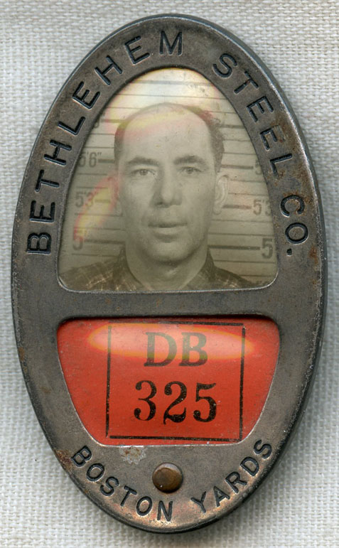 WWII Bethlehem Steel Co Boston Massachusetts Shipyard