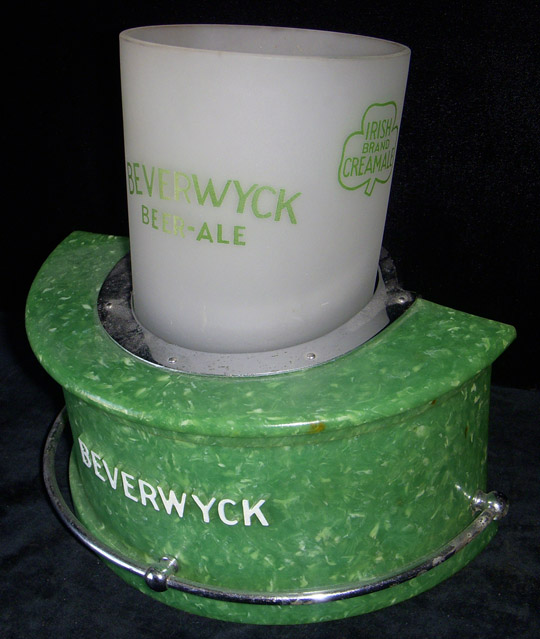 Fabulous Vintage 1930s Beverwyck Beer Foam Scraper Advertising Beer