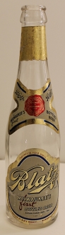 Vintage Nice Ca. 1950 Blatz 12 oz. Beer Bottle. Profusely Labeled, Even from Back!