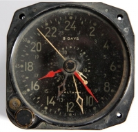 Waltham WWII USAAF 8 Day Bomber Dashboard Clock