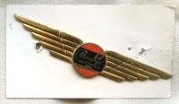 Rare 1950 Bonanza Air Lines 1st Officer Wing 2d Issue with Original O.C. Tanner Envelope