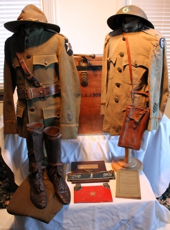 Fabulous WWI 2nd Division Artillery Combat General Albert J. Bowley Uniforms, Headgear, & Artifacts.