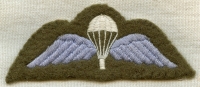 Nice WWII British Paratrooper Wing, Removed from Uniform