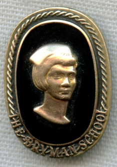 1960s Bryman School of Nursing Pin by Jostens