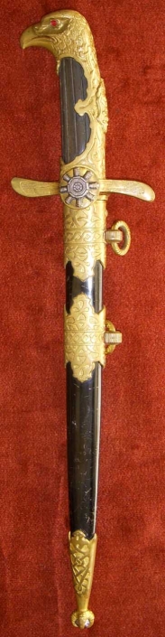 Gorgeous Rare Deluxe Model Bulgarian Air Force Pilot Dagger by Carl Eickhorn