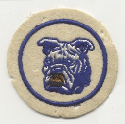 BEING RESEARCHED - Unidentified Patch with Bulldog Head -NOT FOR SALE UNTIL IDENTIFIED
