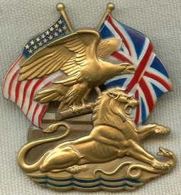 Stunninly Beautiful Early WWII Bundles for Britain Badge