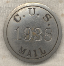 Circa 1900 Chicago Union Station Mail Badge