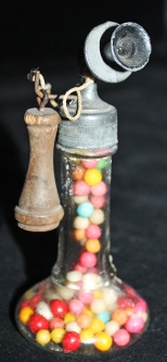Wonderful Candlestick Telephone Candy Container with Original Candy!