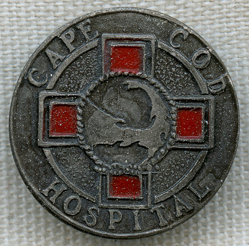 WWII Cape Cod (MA) Hospital Volunteer Service Pin