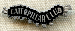 Classic Iconic WWII Switlik Parachute Co. Caterpillar Club Pin by Metal Arts Co. in New York
