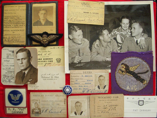 WWII Grouping of AVG Flight Leader, Pilot Herbert R. 