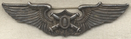 Very Rare Chinese-Made WWII USAAF Unoff. Artillery Observer Wing 843rd AAA Automatic Weapon