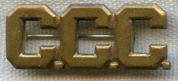 1930's Civilian Conservation Corps Lapel or Hat Pin