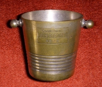 Wonderful 1954 Louis Roederer Champagne Cruise Miniature Ice Bucket Souvenir by Argit of Fra