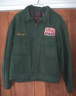 1950s Chevrolet Work Jacket from North Quincy, Massachusetts <p> NO LONGER AVAILABLE