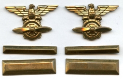 Ext. Rare WWII Chinese Air Force Major Rank Set. Made in US by Meyer NO LONGER AVAILABLE