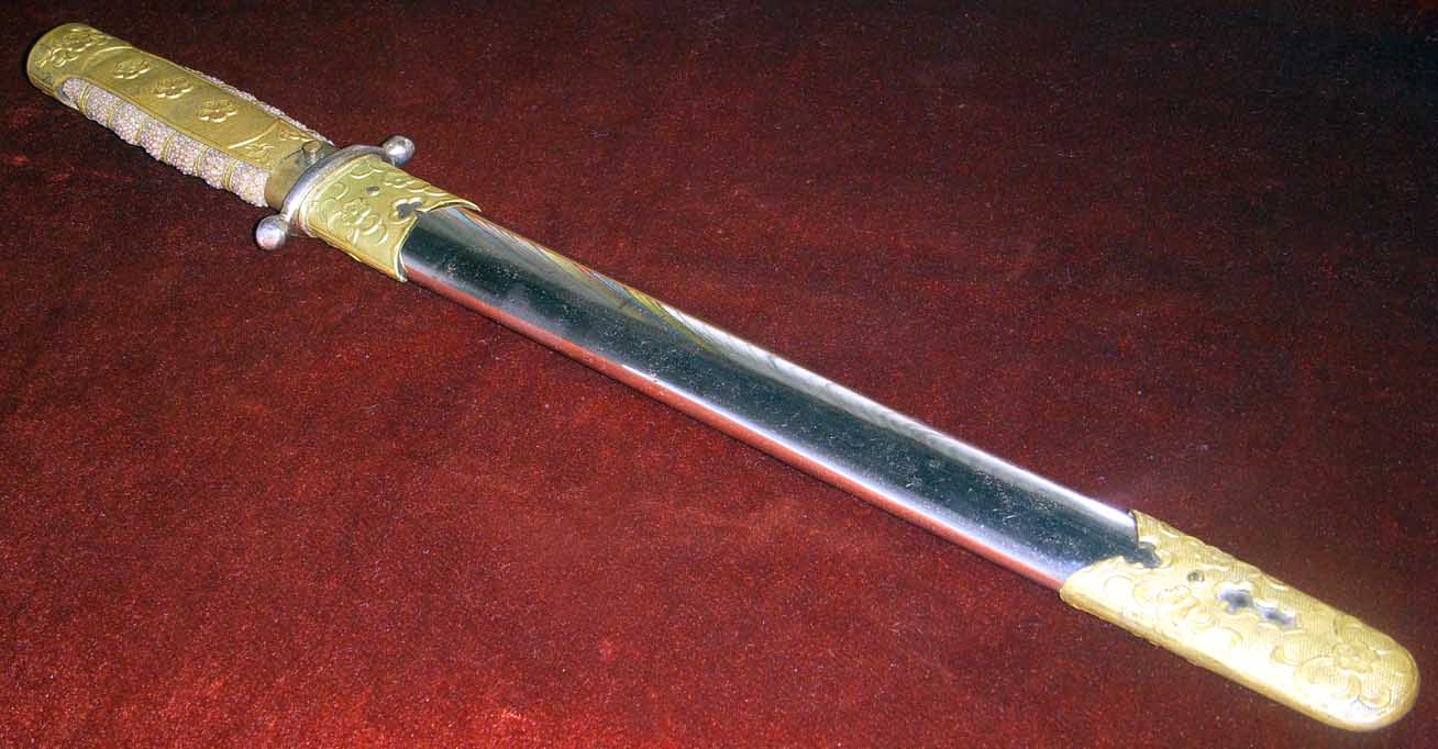 Beautiful & Early 1930s Chinese Army Officer Dagger Flying Tiger Antiques Online Store