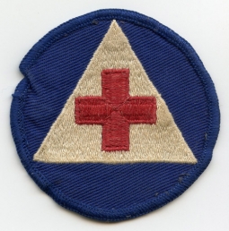 WWII US Civil Defense First Aid Specialist Patch with Snap Attachment