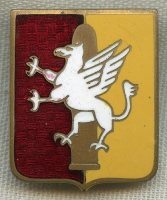 Scarce 1930's 209th Coast Artillery Regiment DI or Unit Crest by Robbins