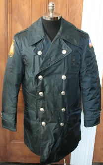 1980's-90's Cold Weather Nylon Police Overcoat from Haverhill, MA<p>NO LONGER AVIALABLE
